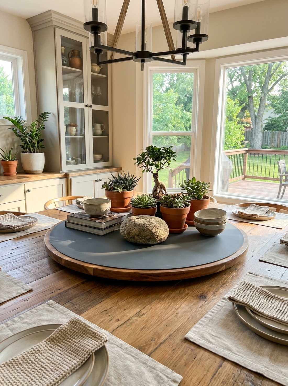 rotating lazy susan platform