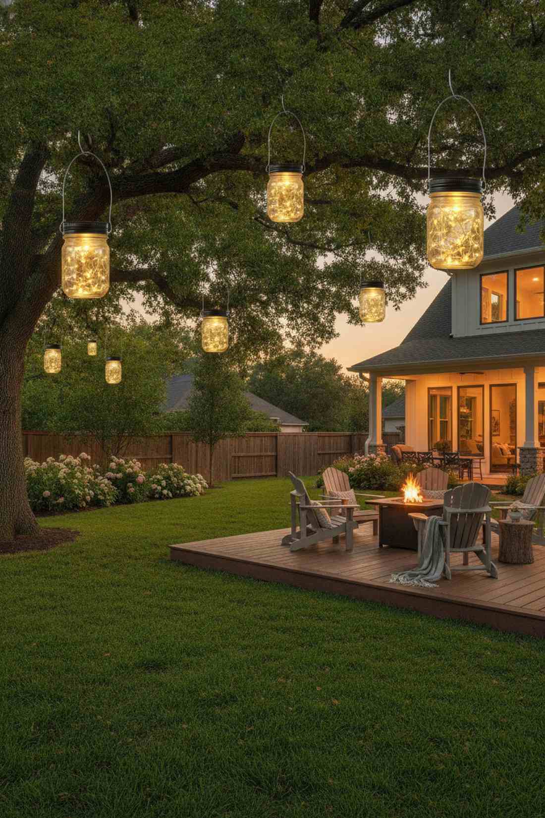 solar powered hanging jars