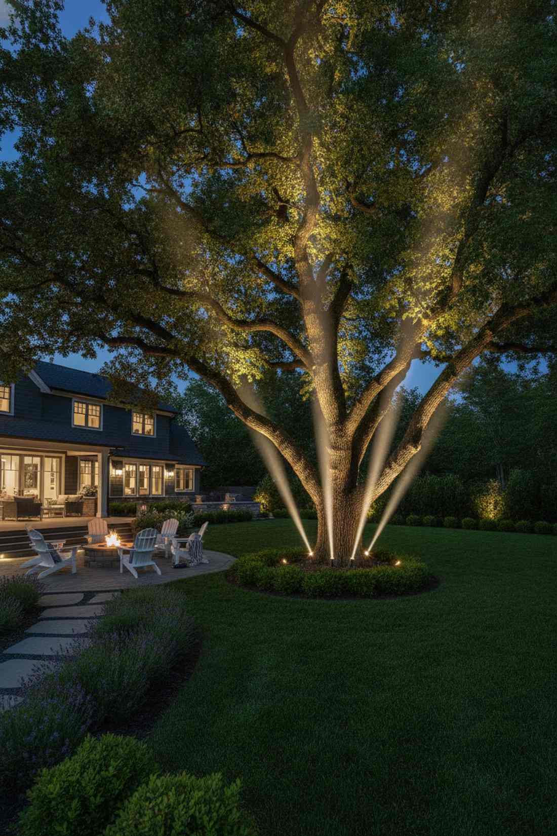 specimen tree uplighting