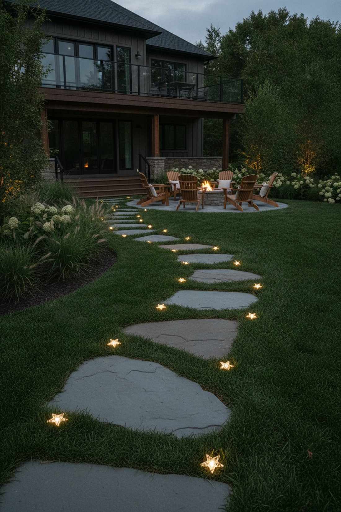 star trail ground lighting