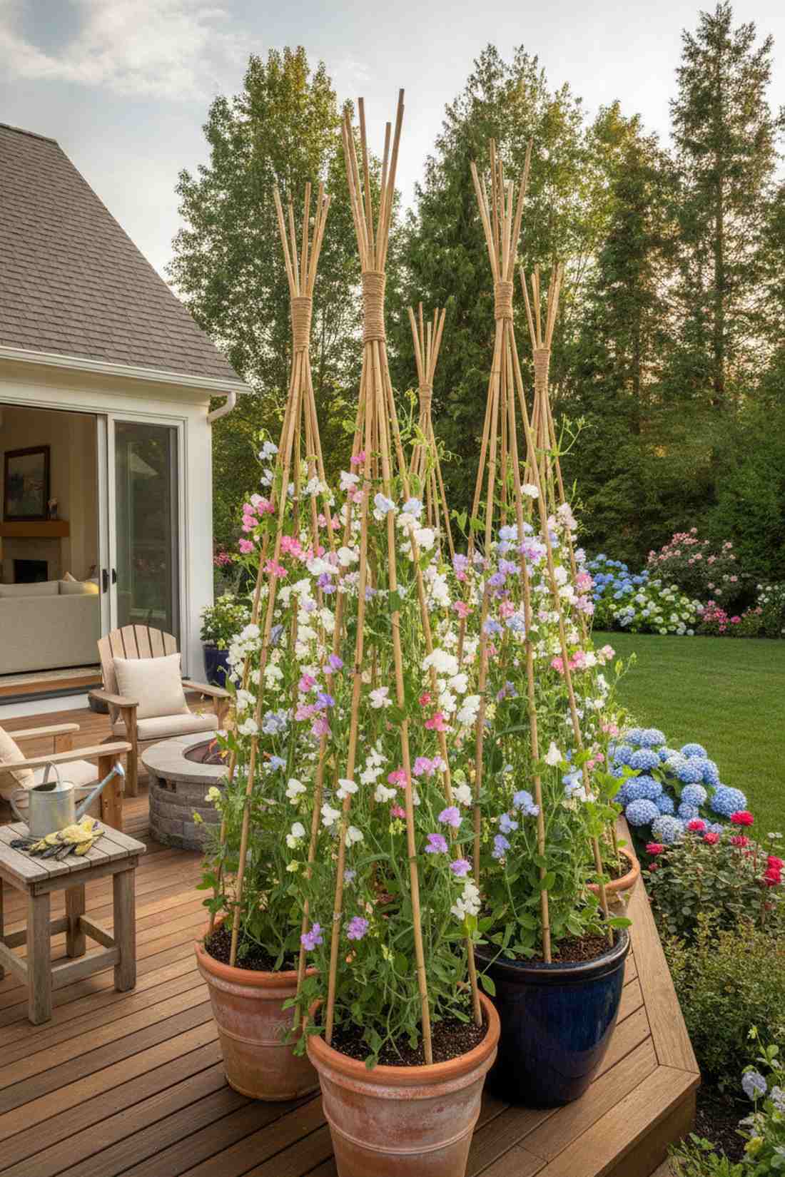sweet pea annual height