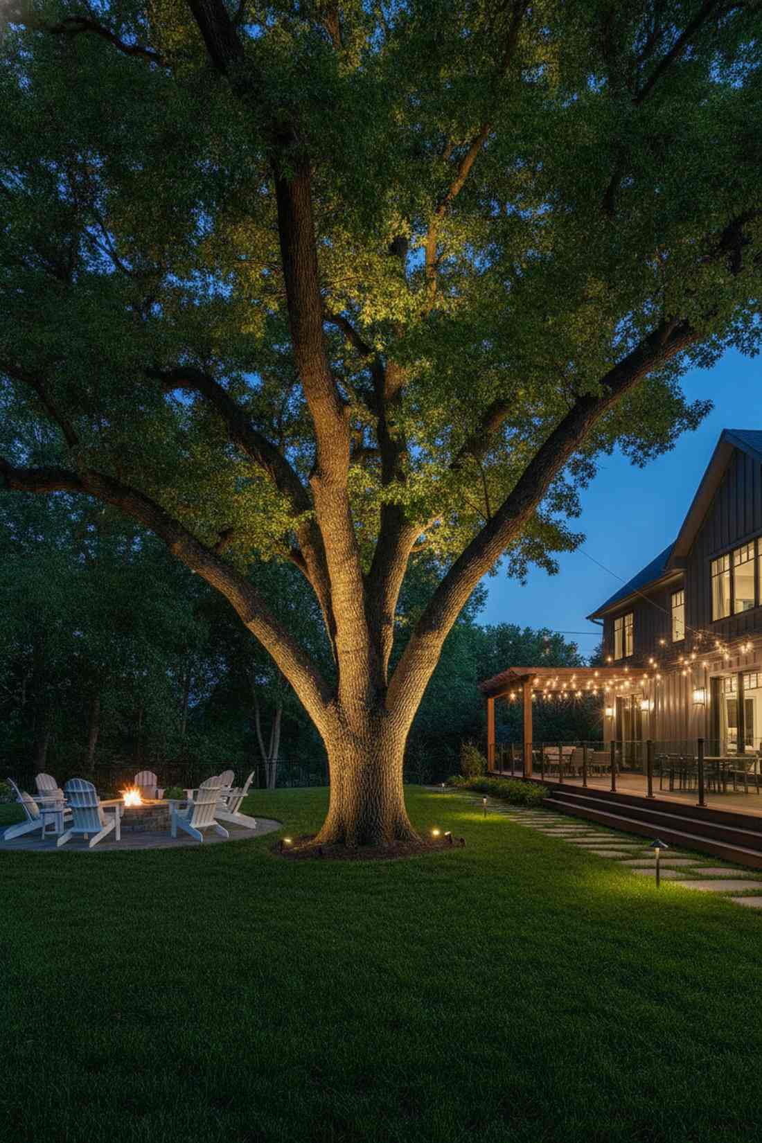 tree uplighting spots