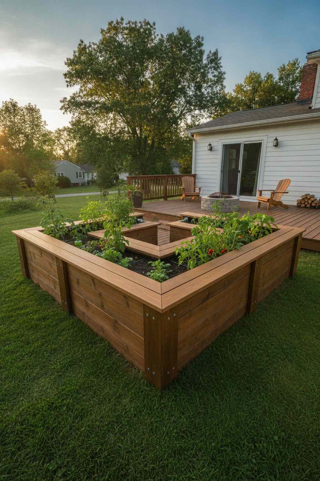 u shaped bed arrangement