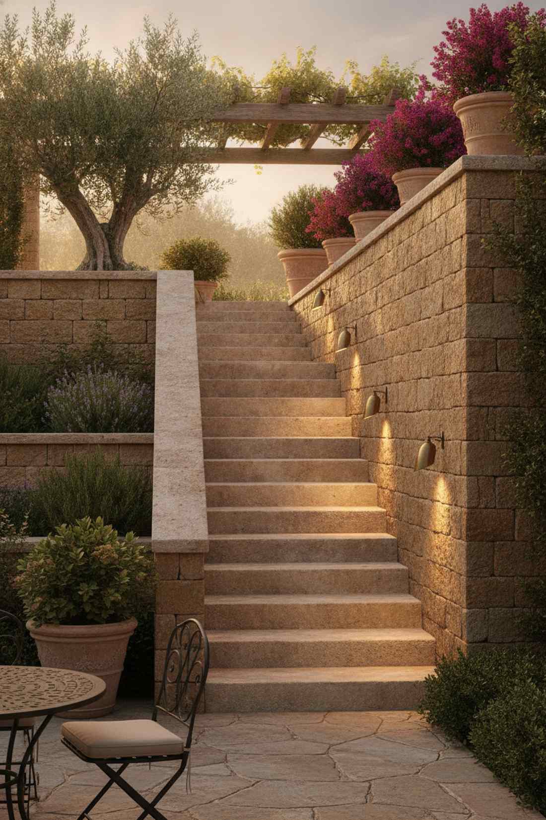 wall mounted step lights
