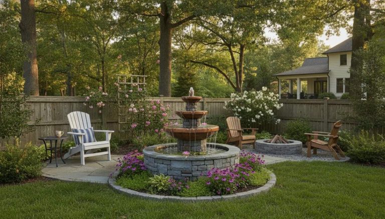 190 small garden fountain vertical