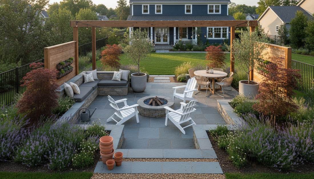 196 small garden patio vertical