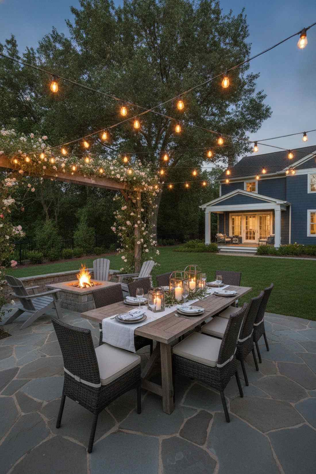 cafe style bistro lights