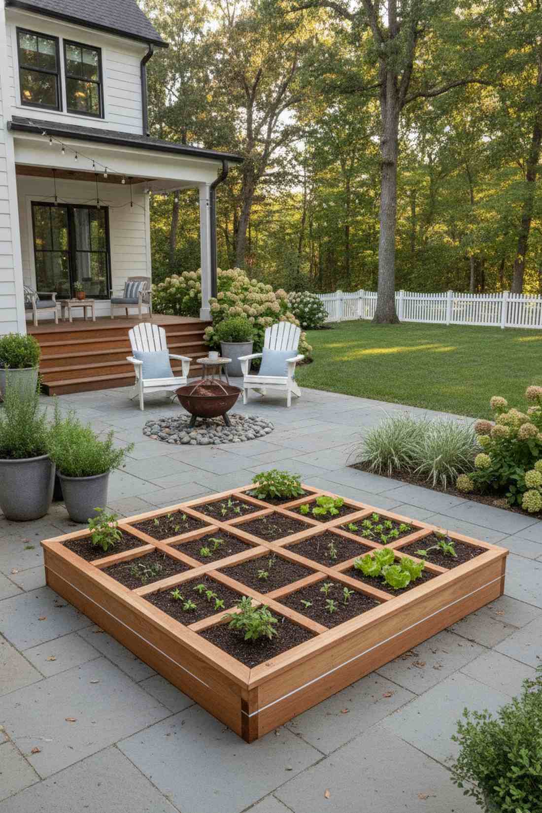 classic 4x4 square foot grid