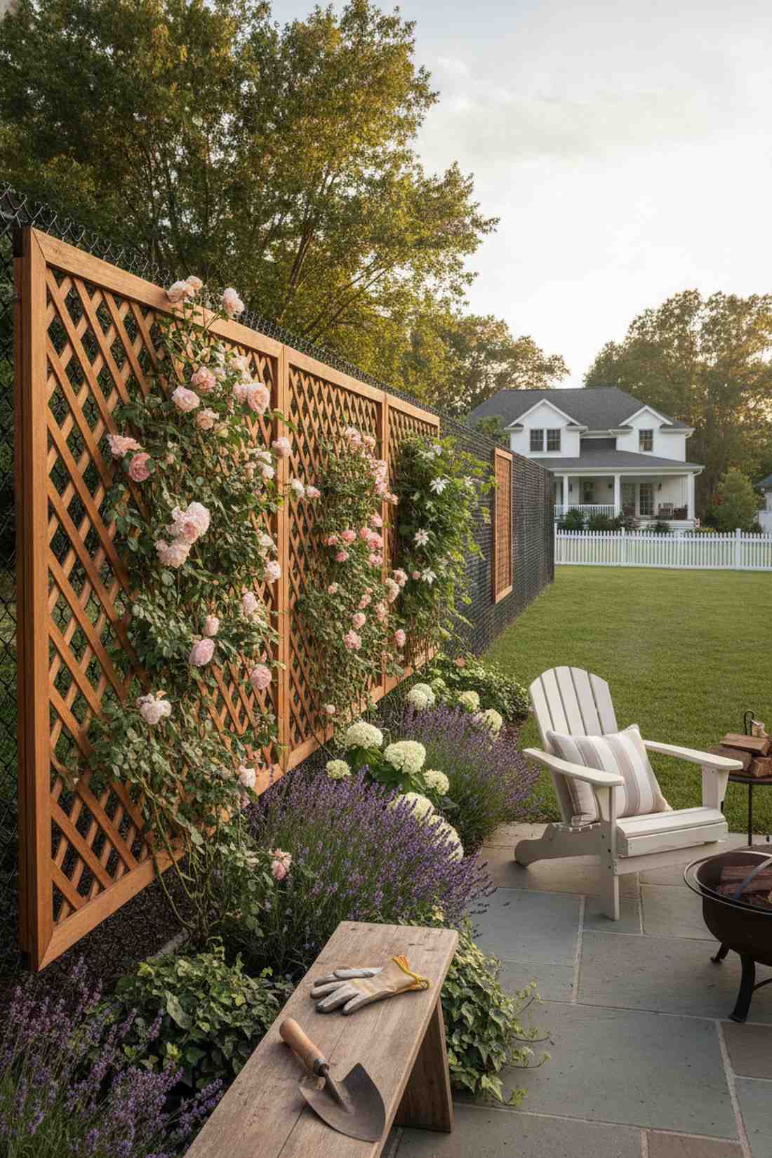 classic lattice panel trellis