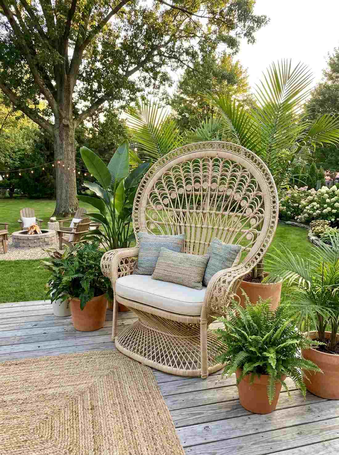 classic peacock chair