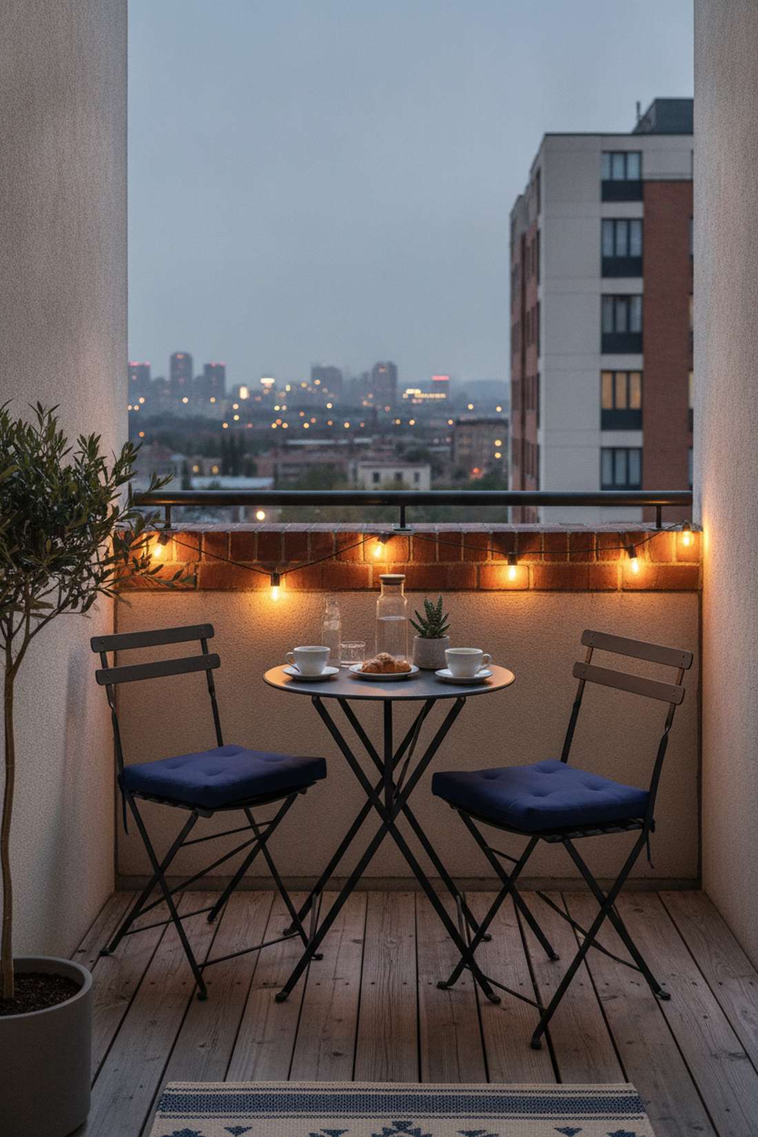 folding bistro set