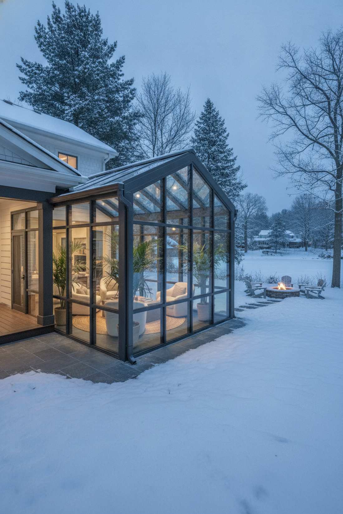 four season insulated glass sunroom