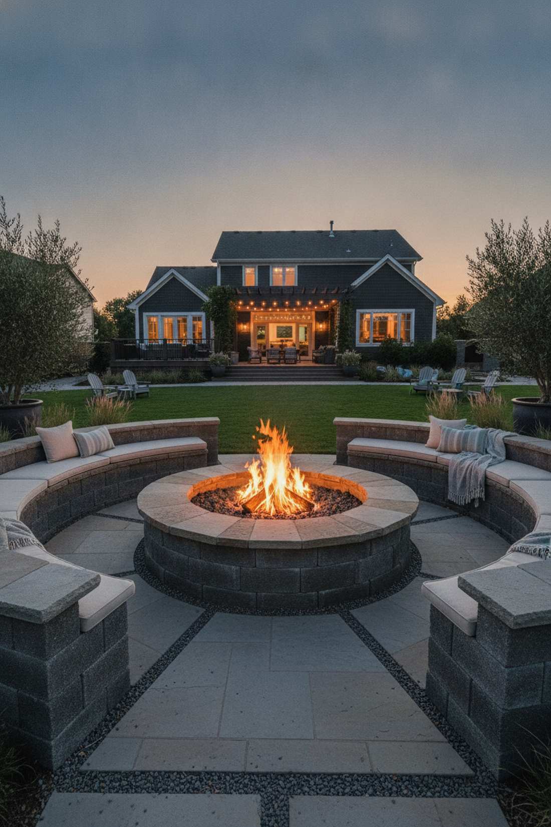 full circle fire pit ring