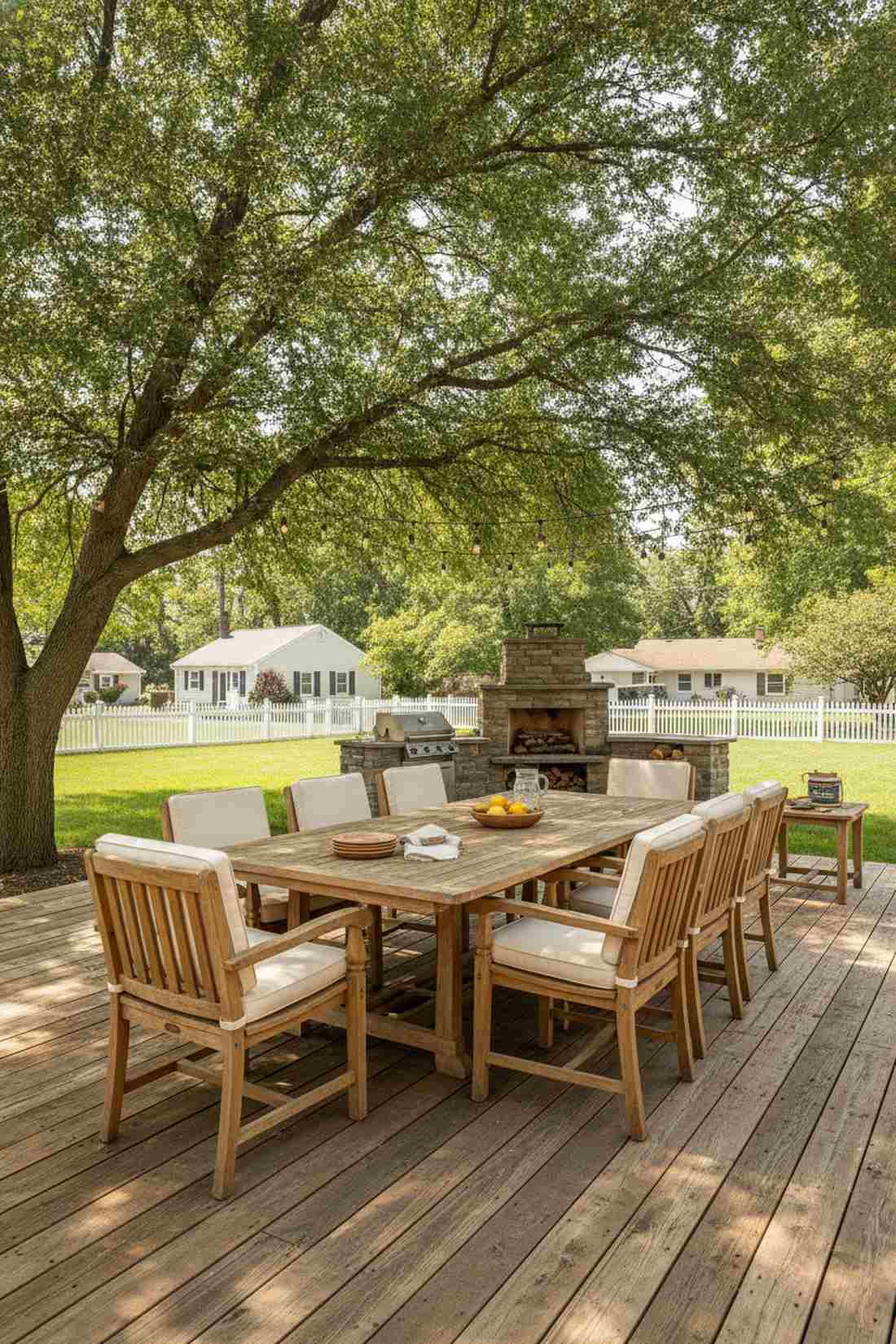 heritage teak dining ensemble
