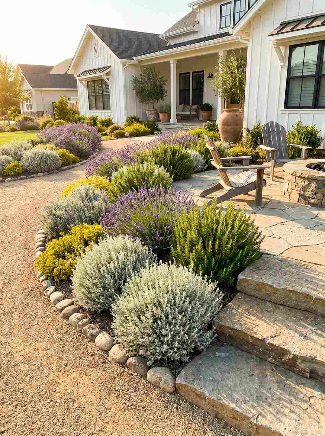 lavender santolina rosemary trio