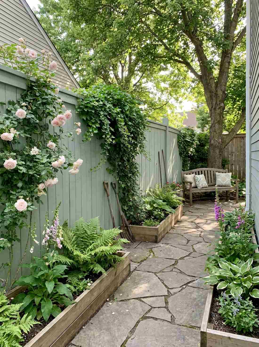 sage green cottage charm
