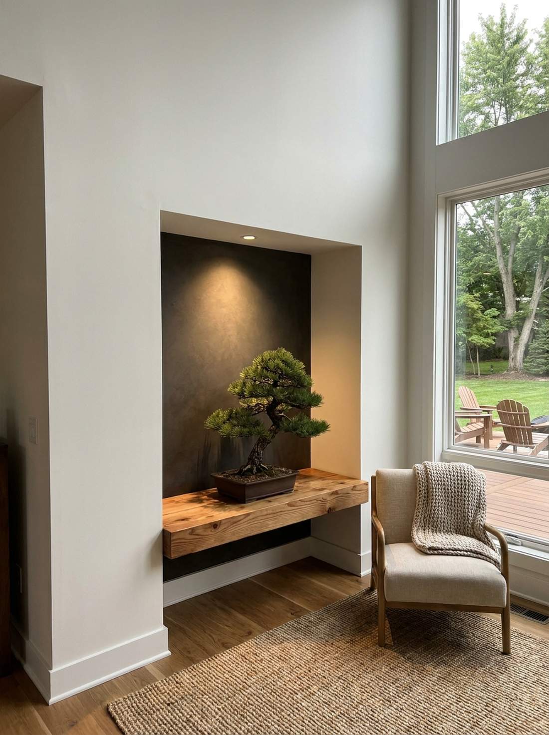 single specimen alcove display