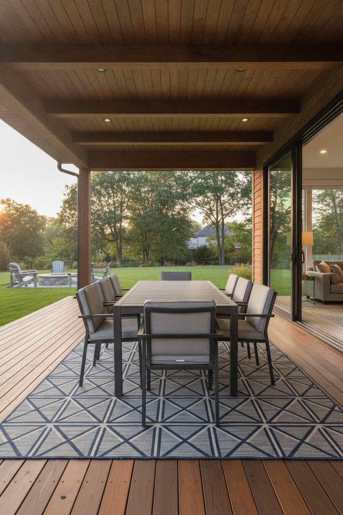 sleek metal dining set with powder coated frames