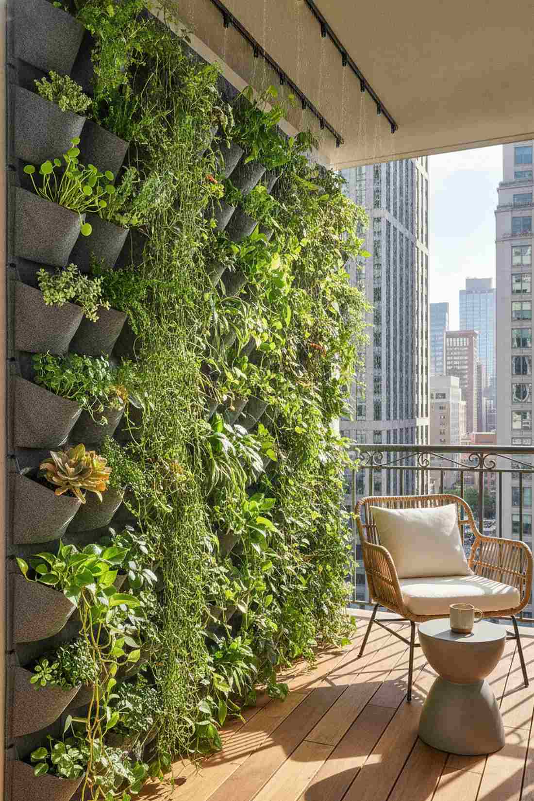 stacked pocket planter panels