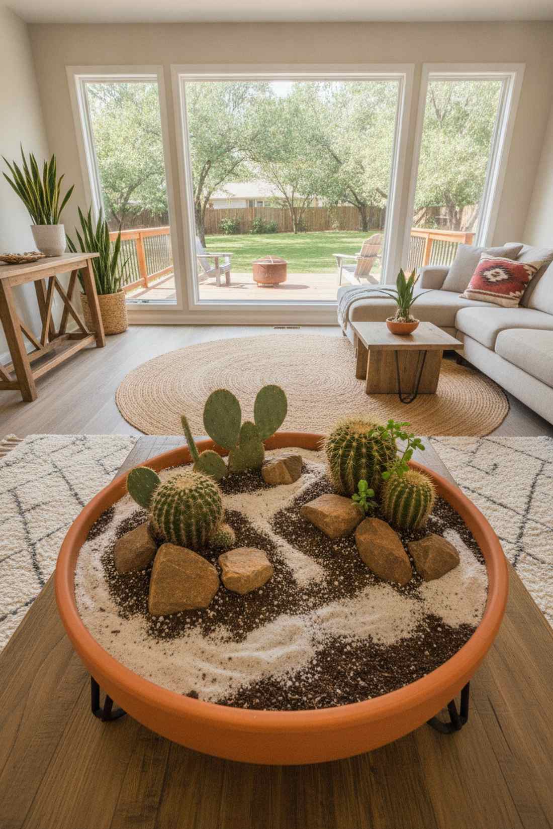 terracotta bowl miniature desert