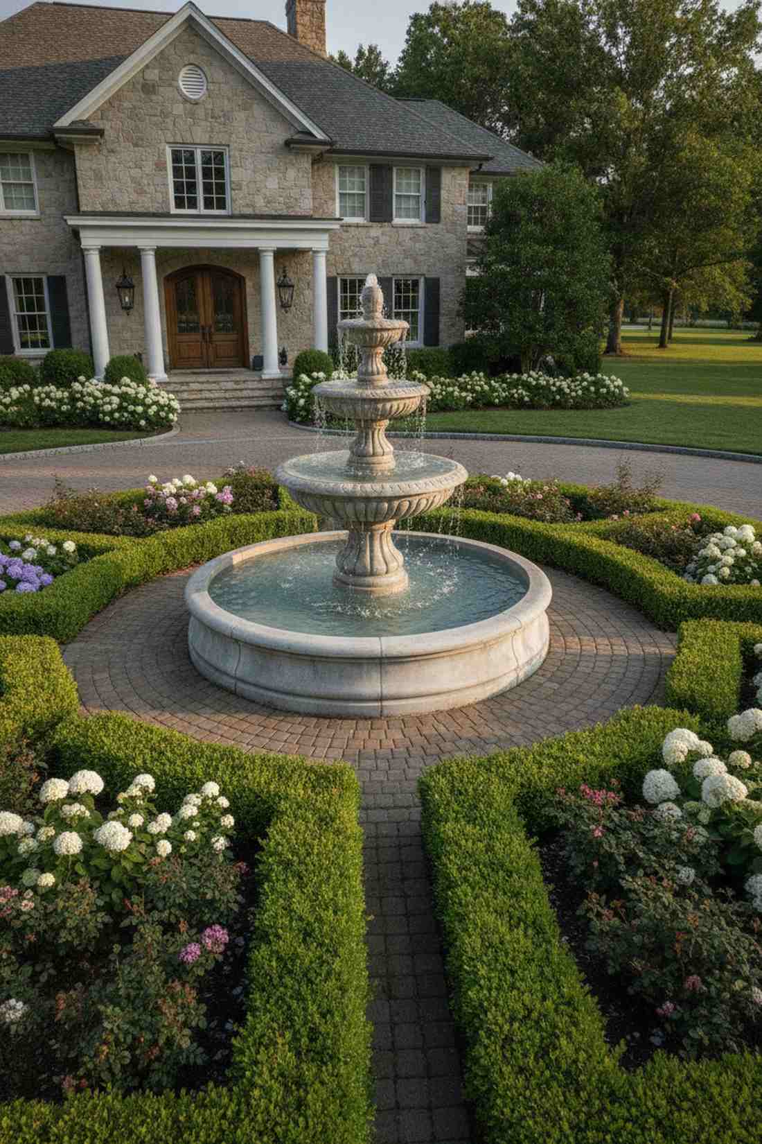 three tier cascading centerpiece