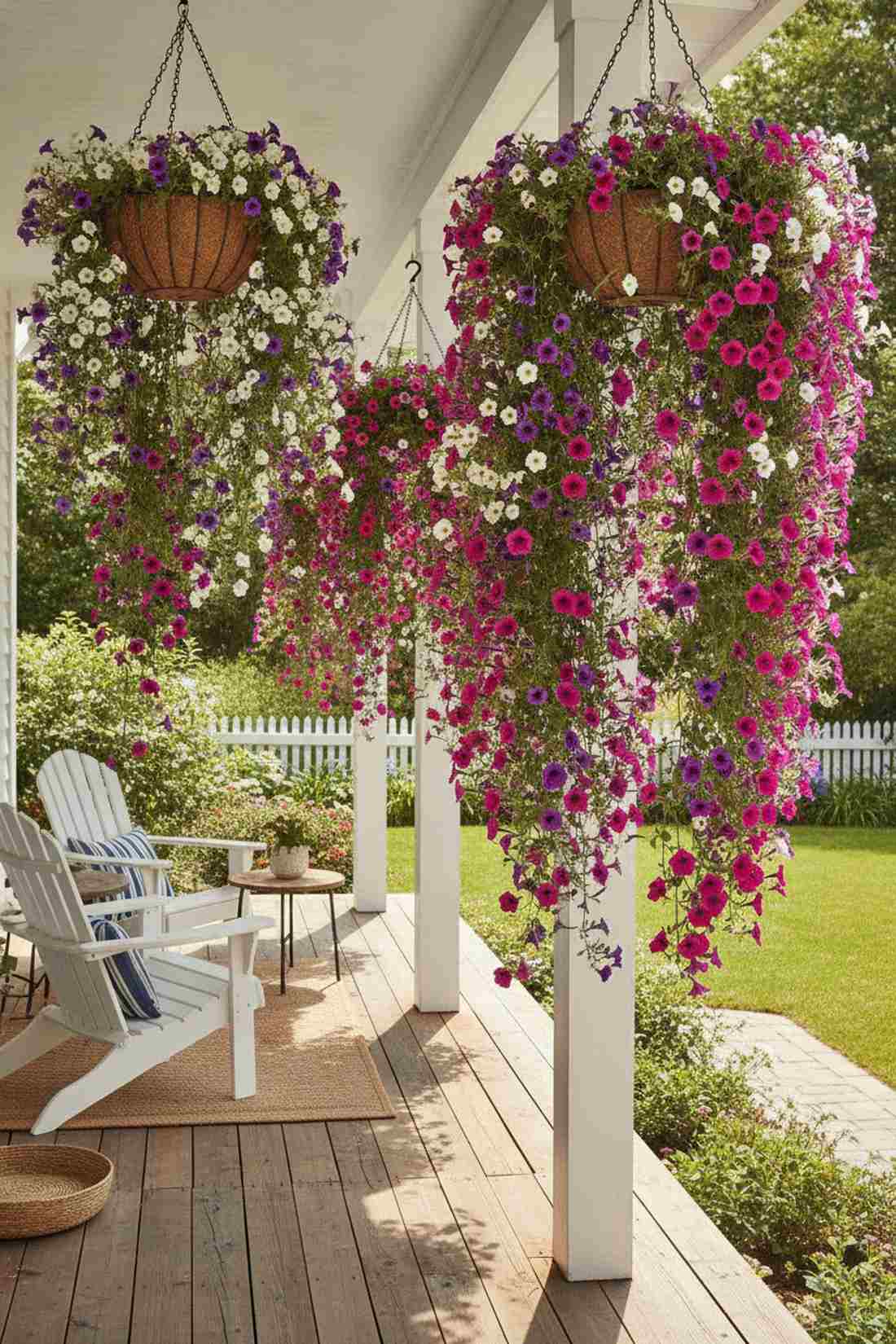 trailing petunia waterfall