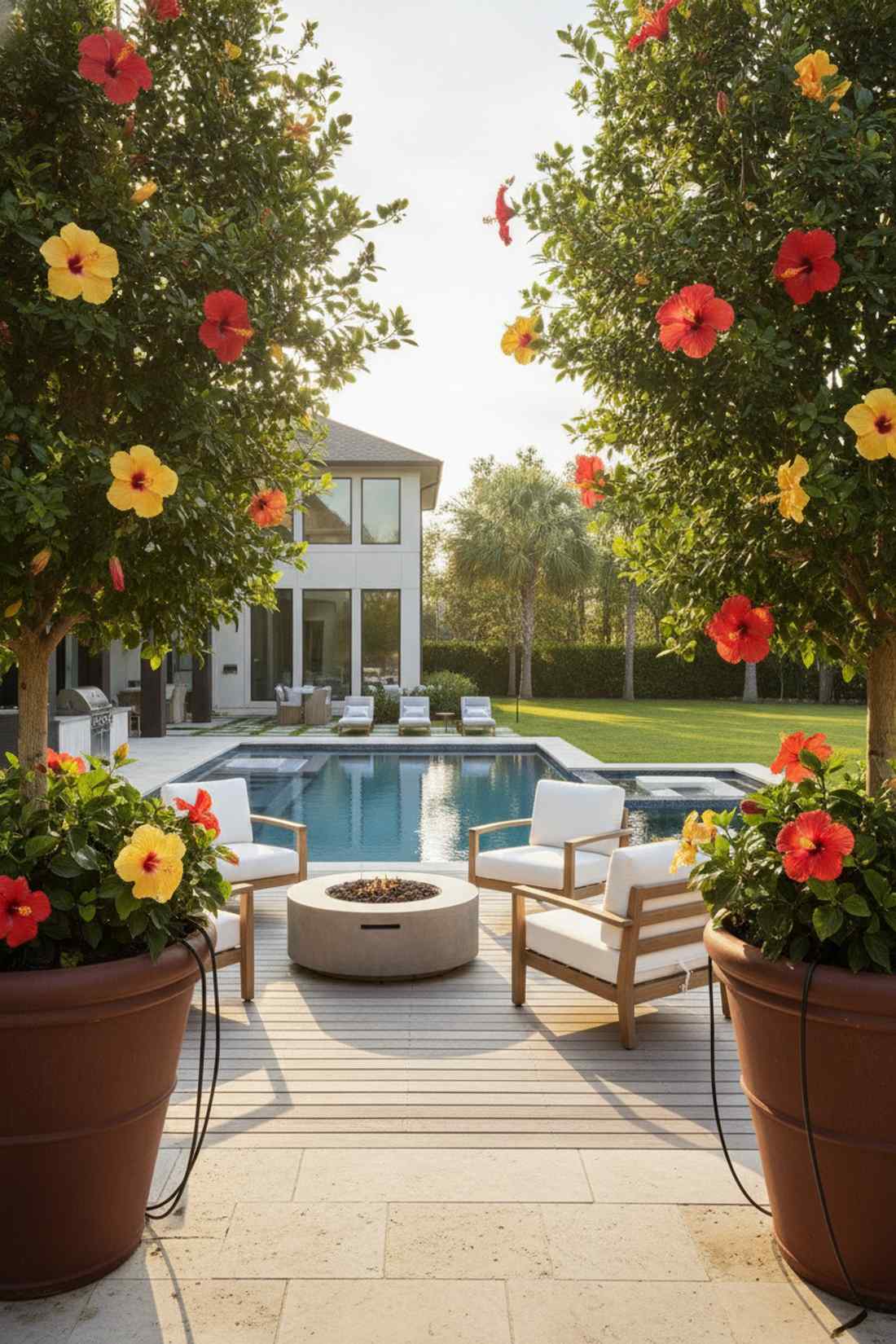 tropical hibiscus