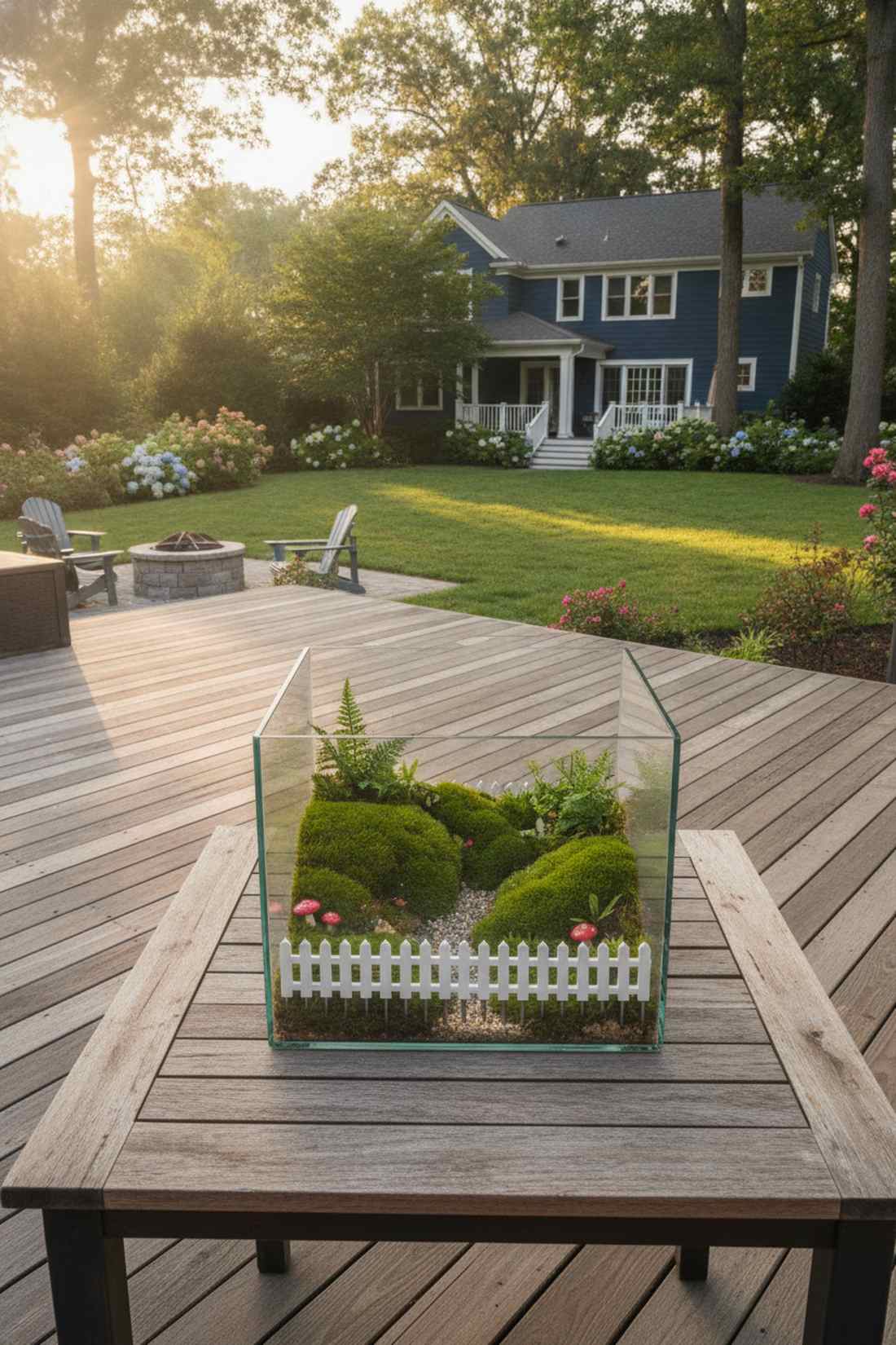 white picket fence sections