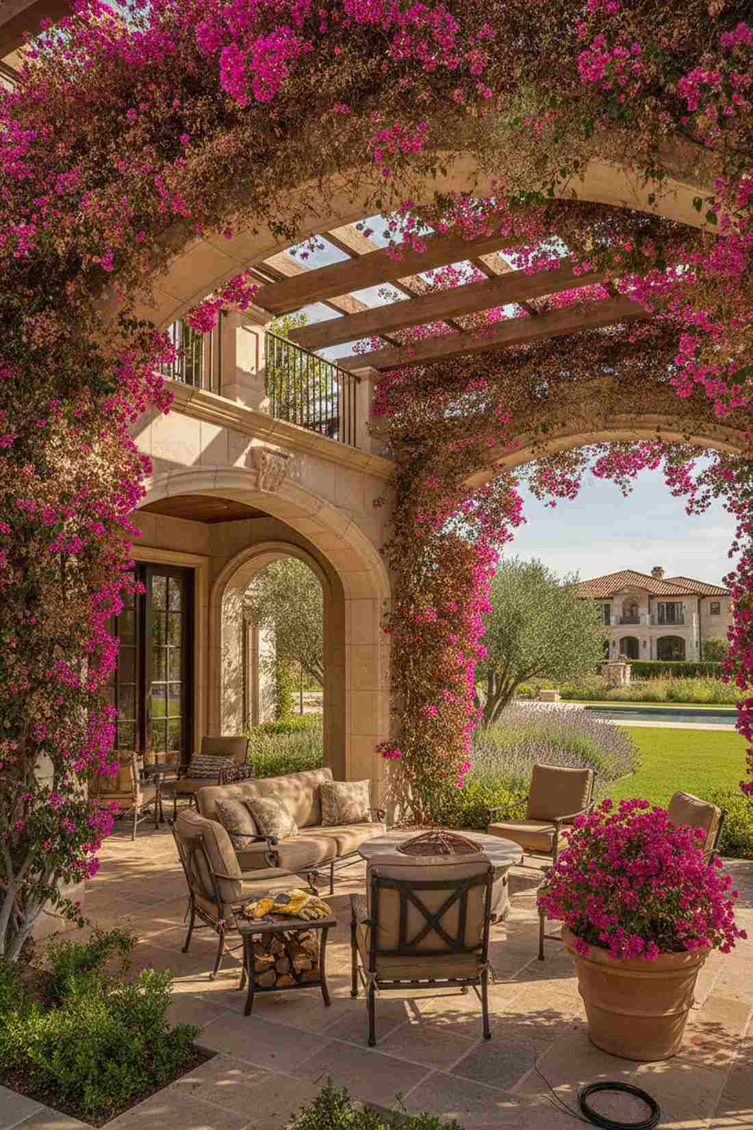 bougainvillea cascading color