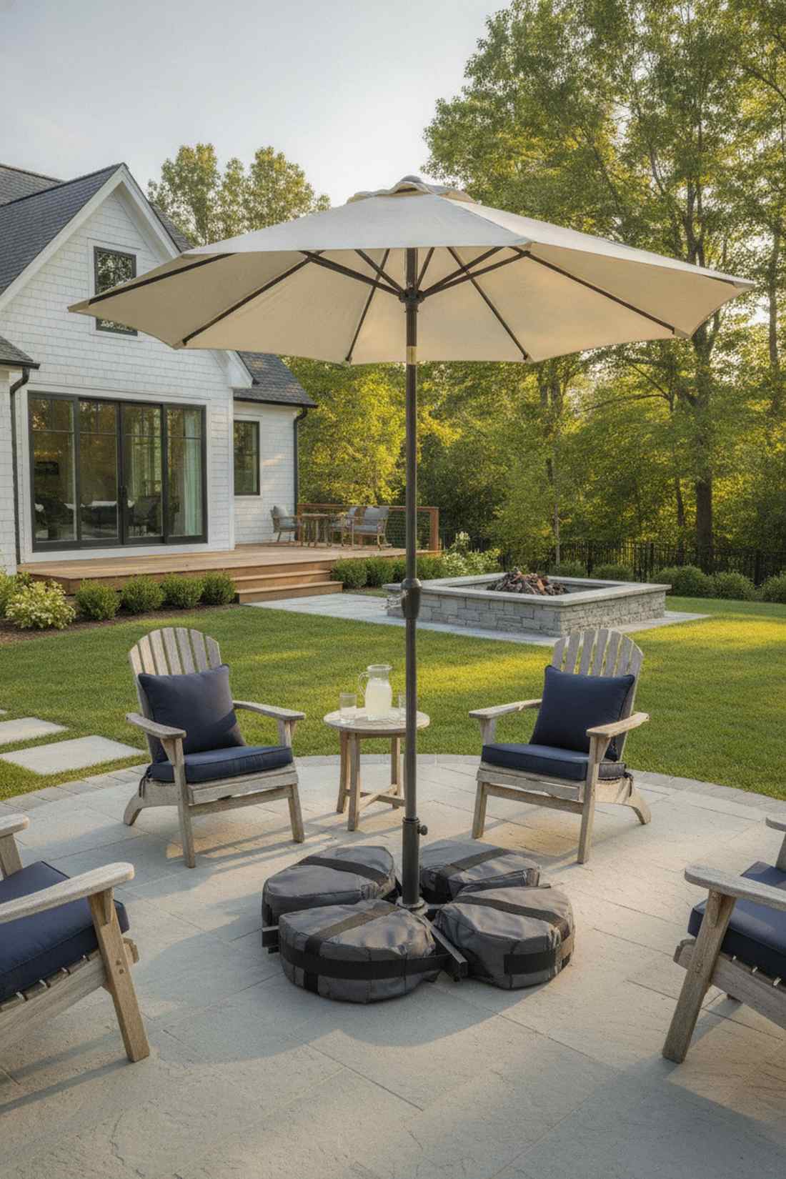 cantilever umbrella sandbags