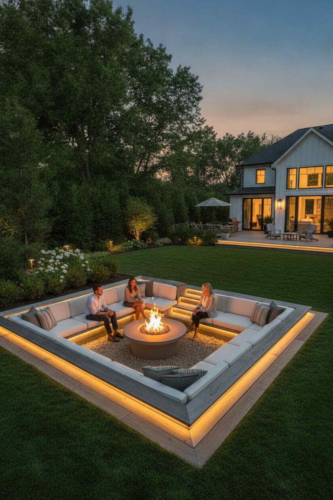 conversation pit seating definition