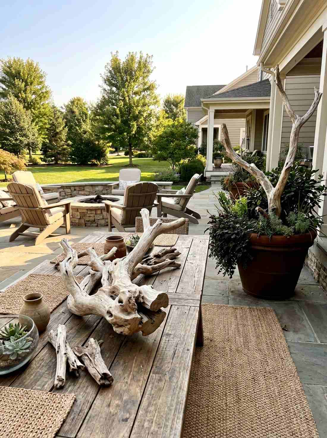 driftwood sculptural accents