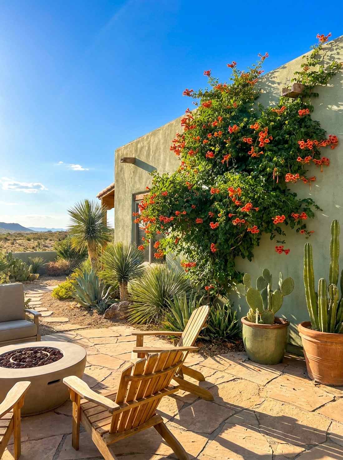 drought tolerant trumpet vine