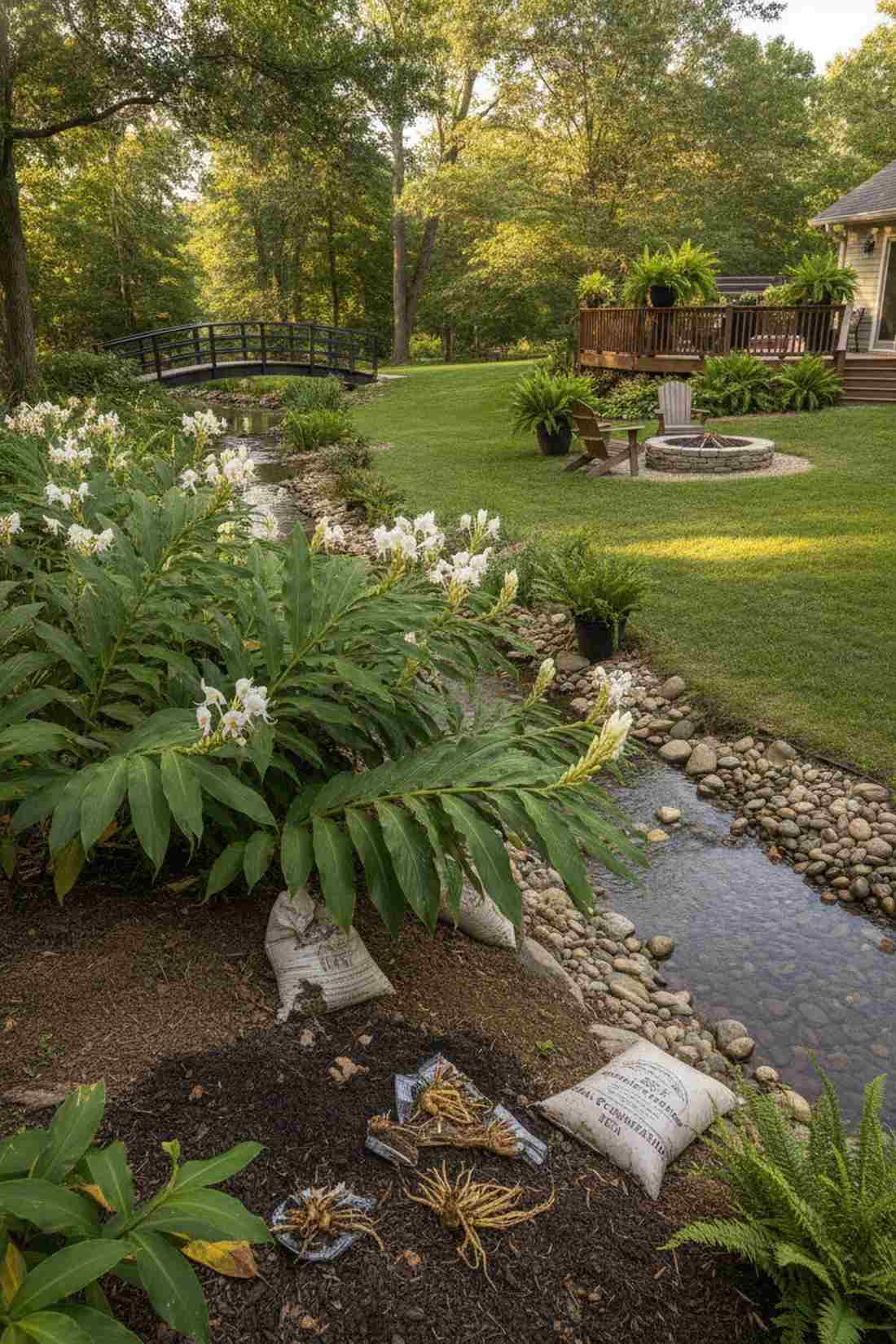 ginger lily hedychium species