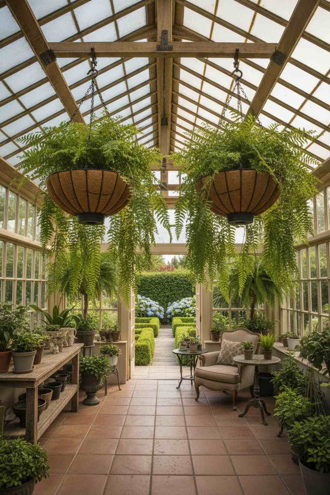 hanging baskets