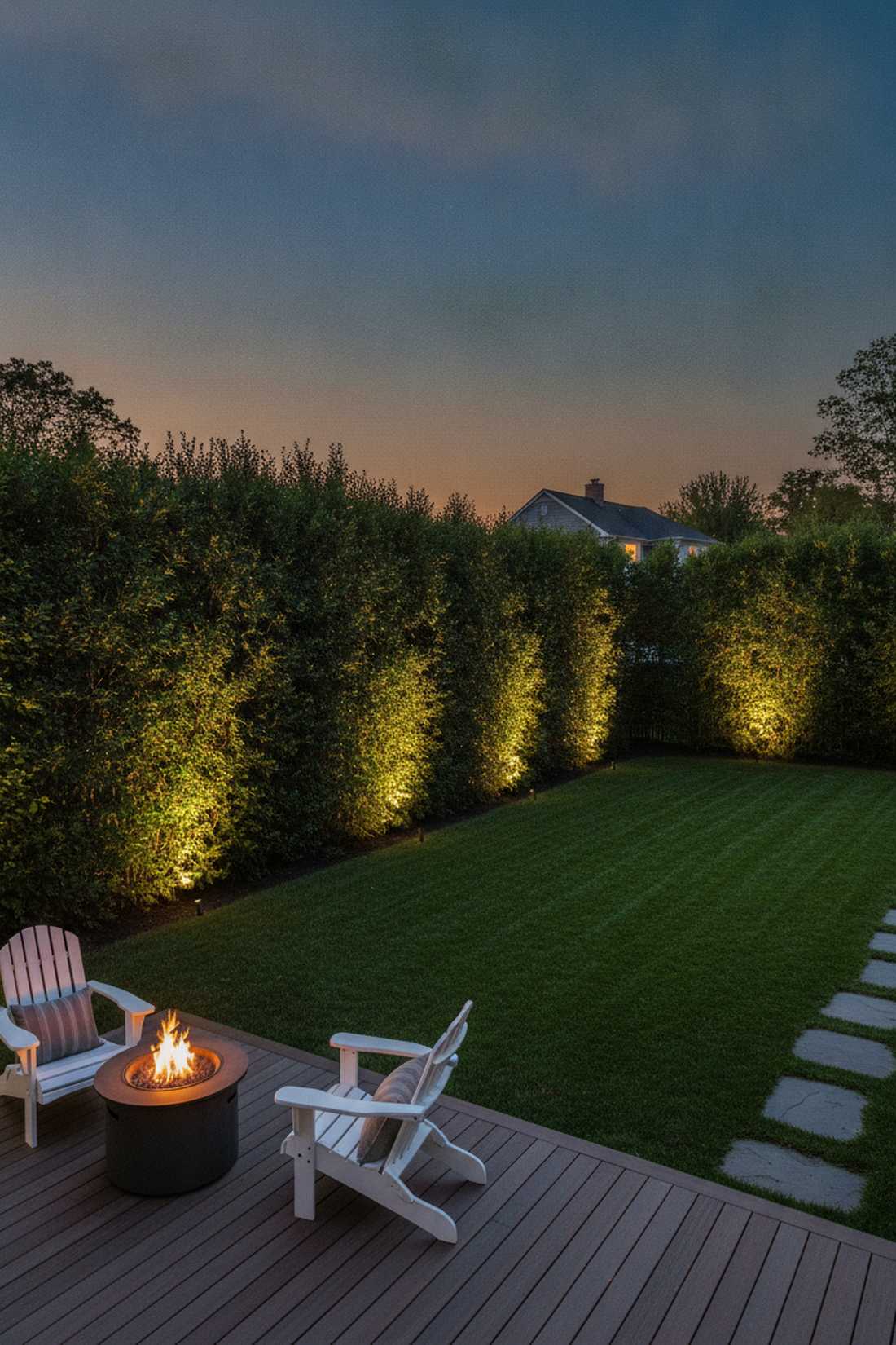 hedge line grazing