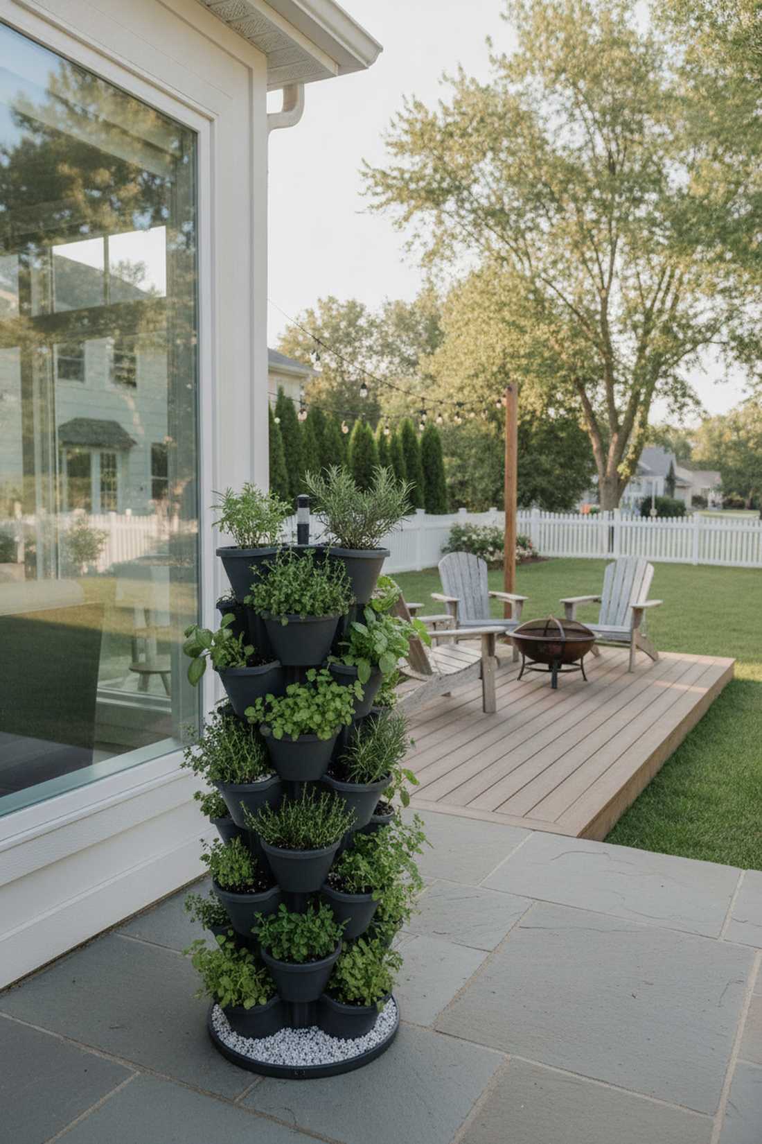 herb spiral tower garden