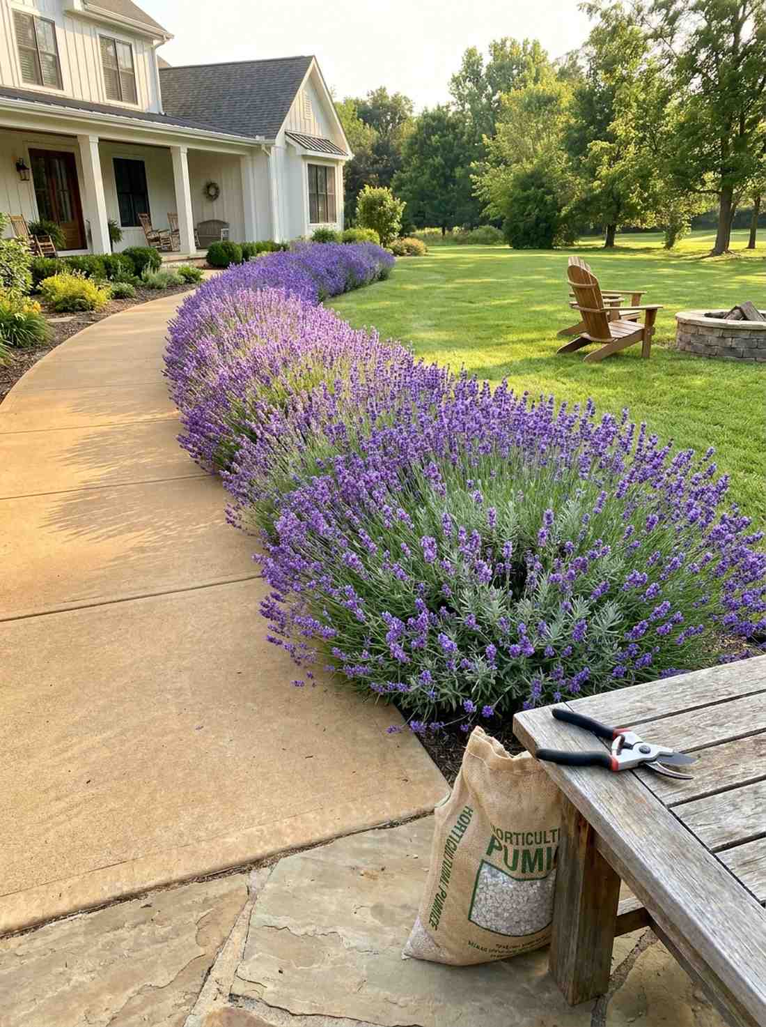 lavender ribbons and borders