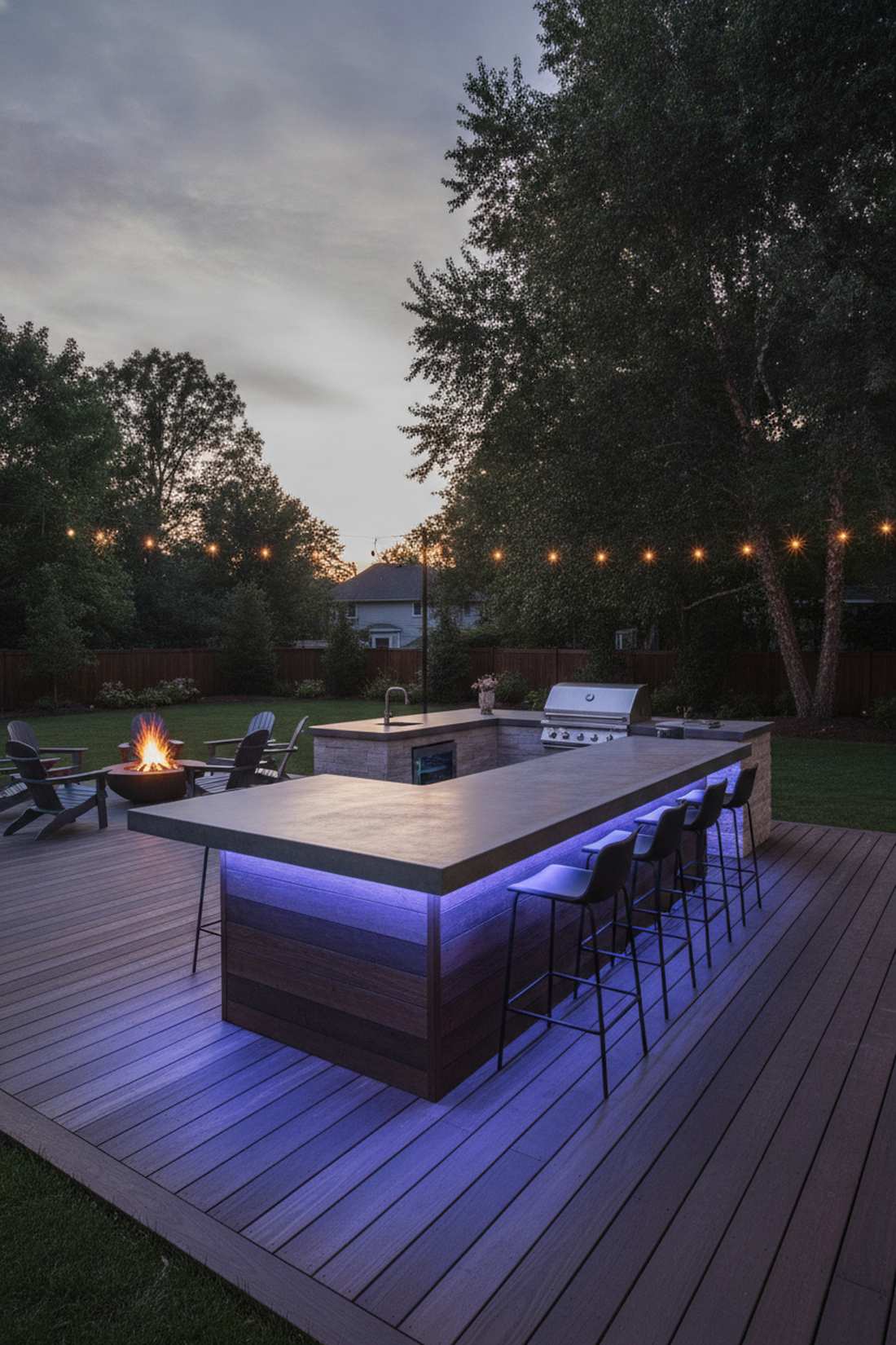 led strip lights under counter edges