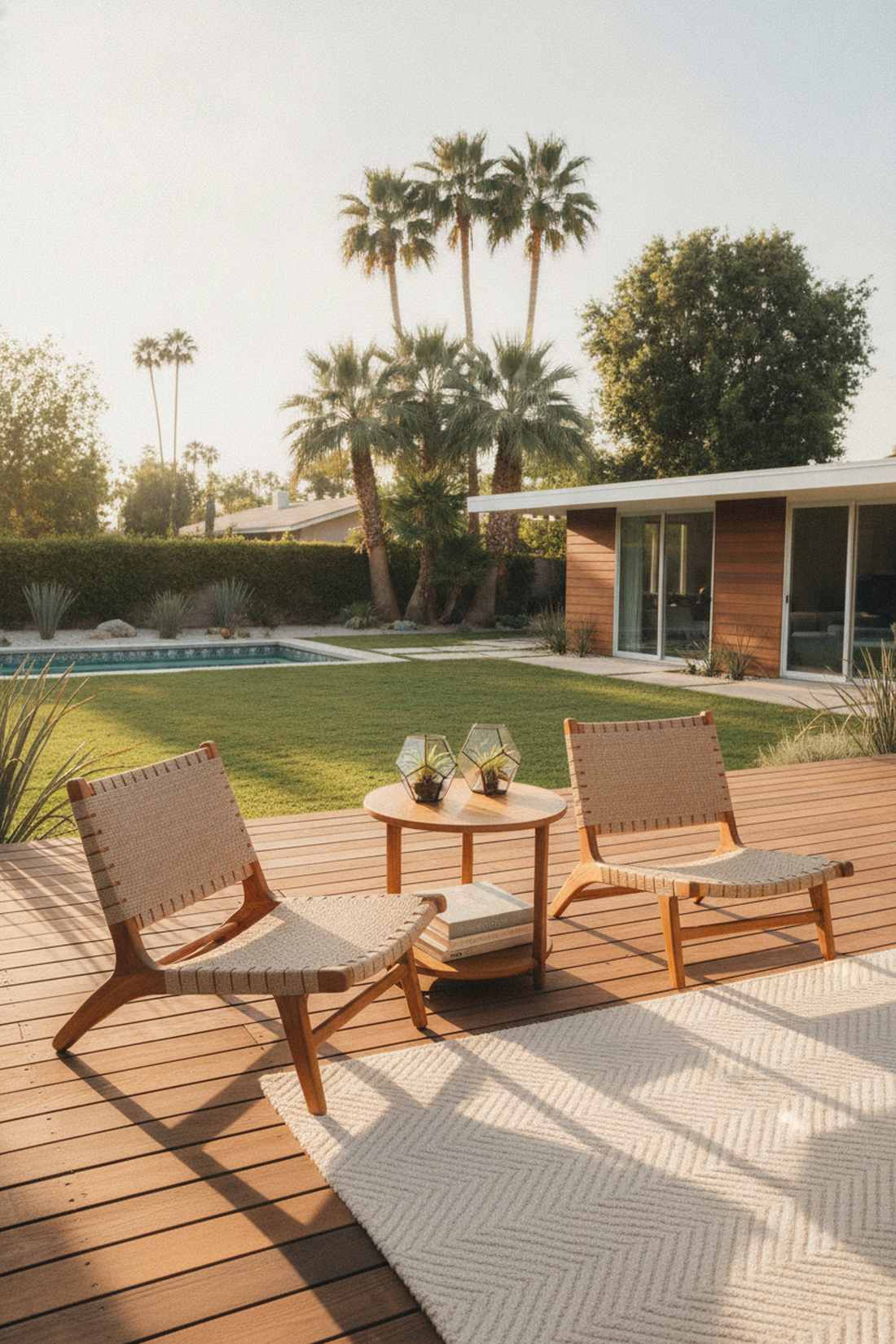 mid century modern trio