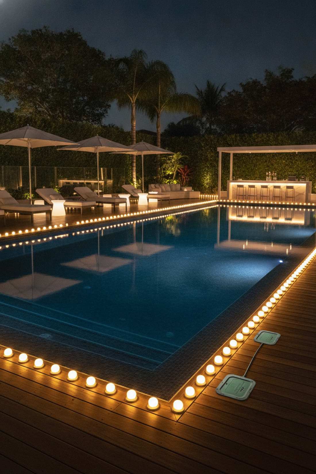 pool deck perimeter wrapping