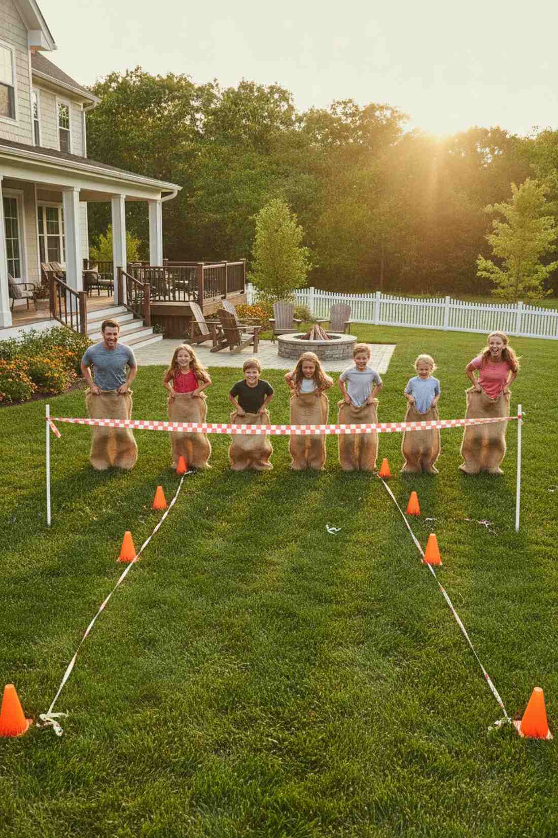 potato sack race