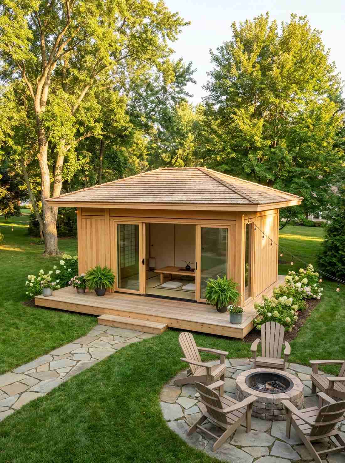 prefabricated modular tea house