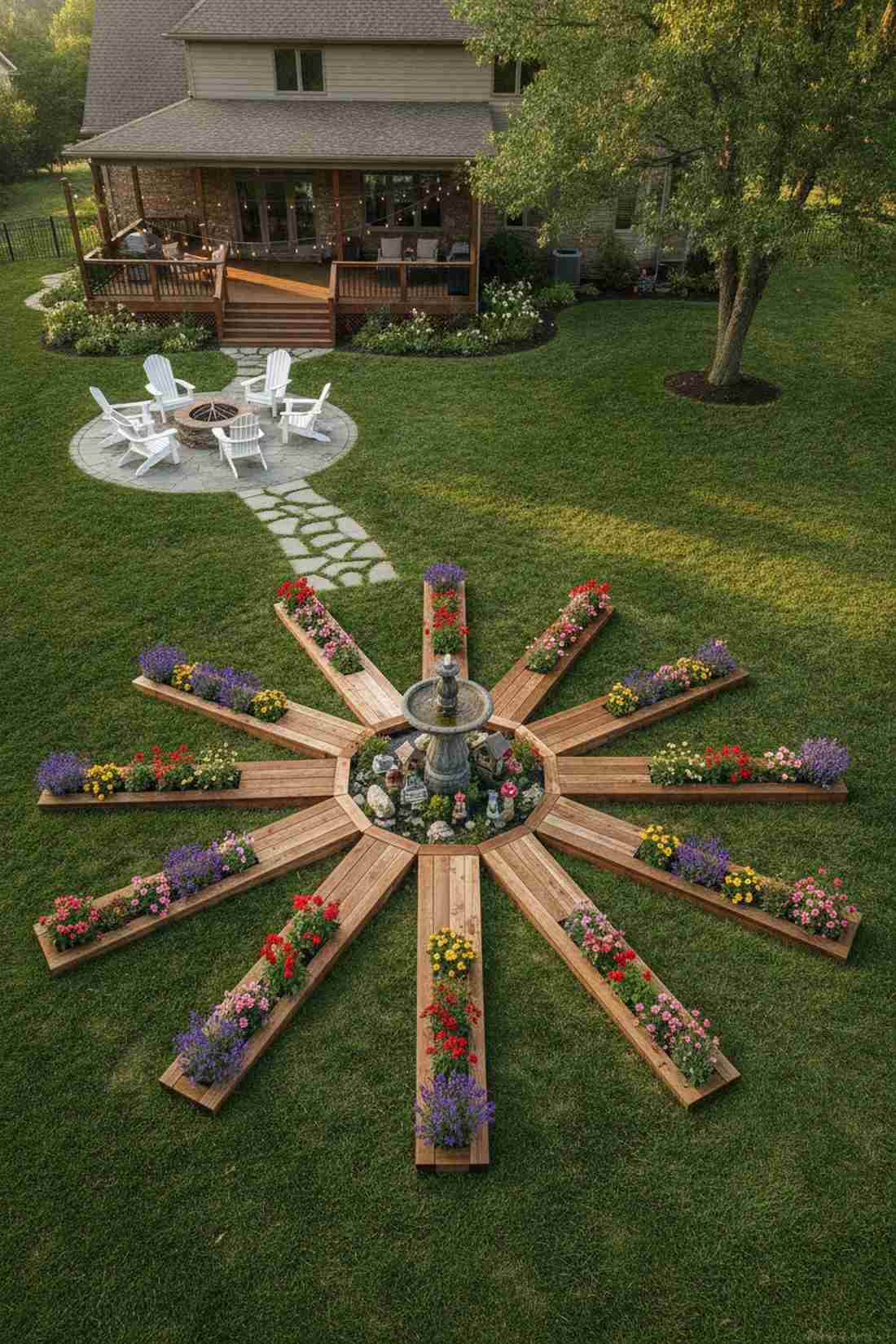 radial spoke design