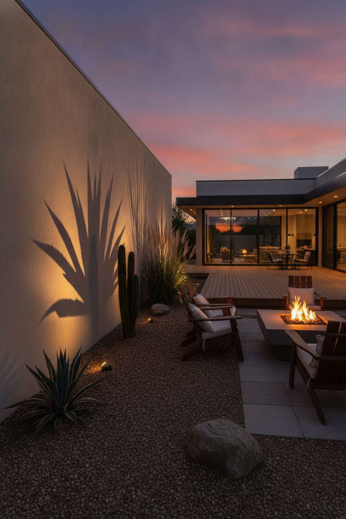 silhouetting architectural plants