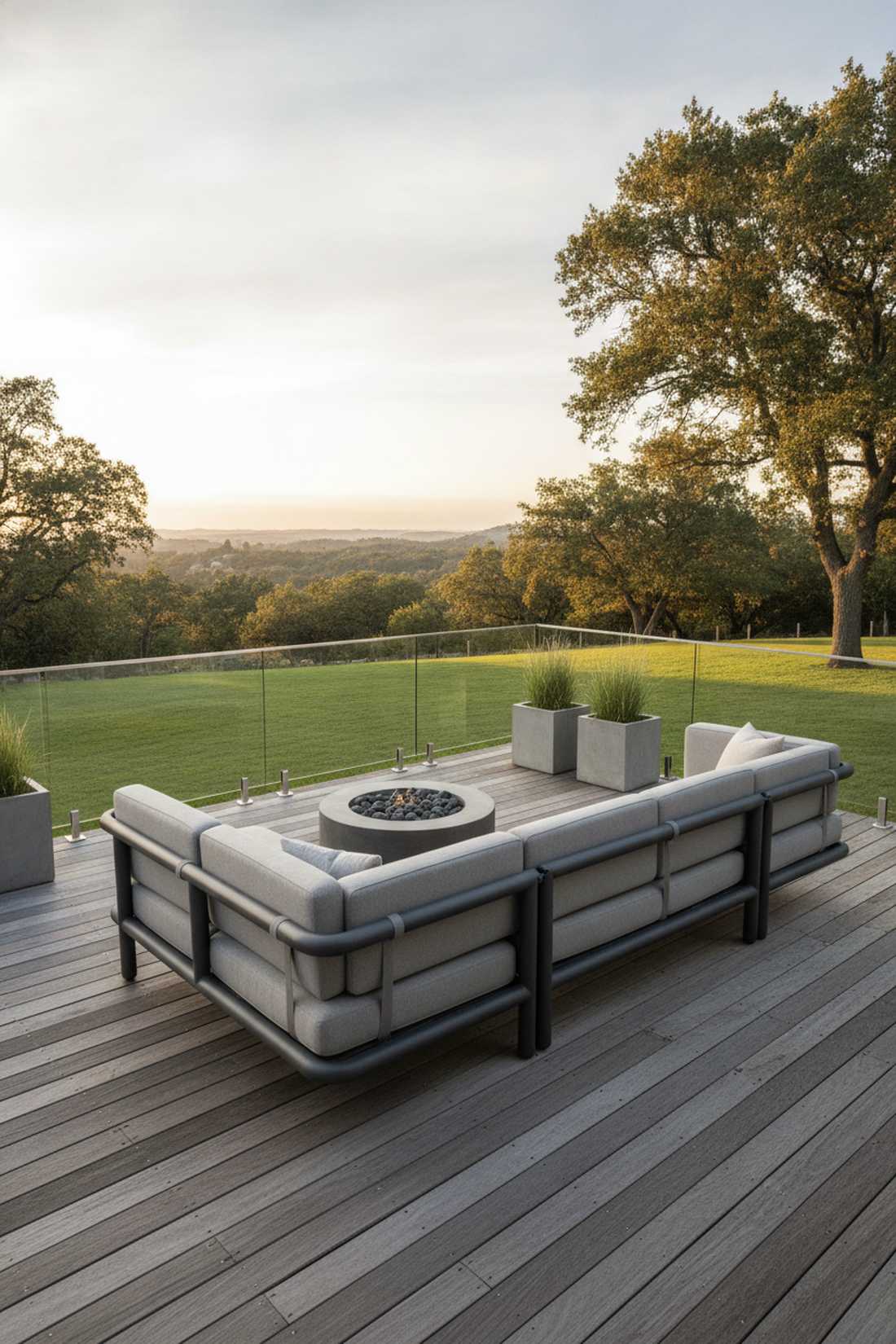 steel frame outdoor sectional