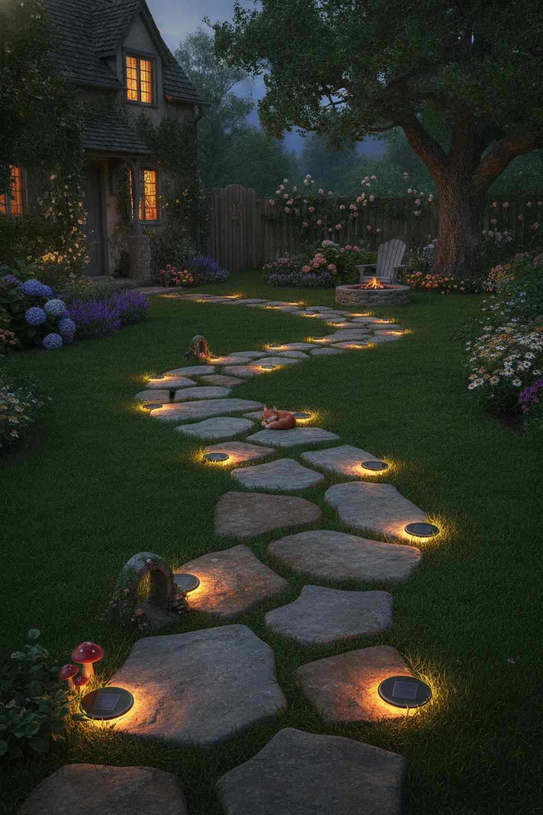 stepping stone accent lights