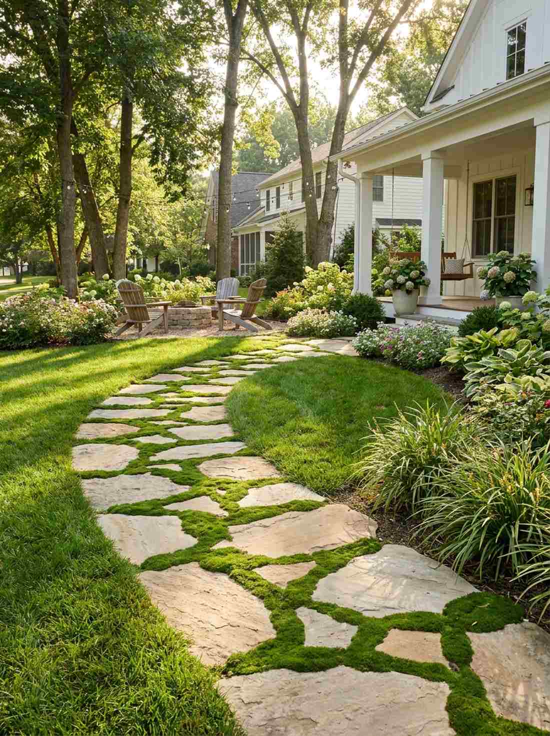 stepping stone garden aisle
