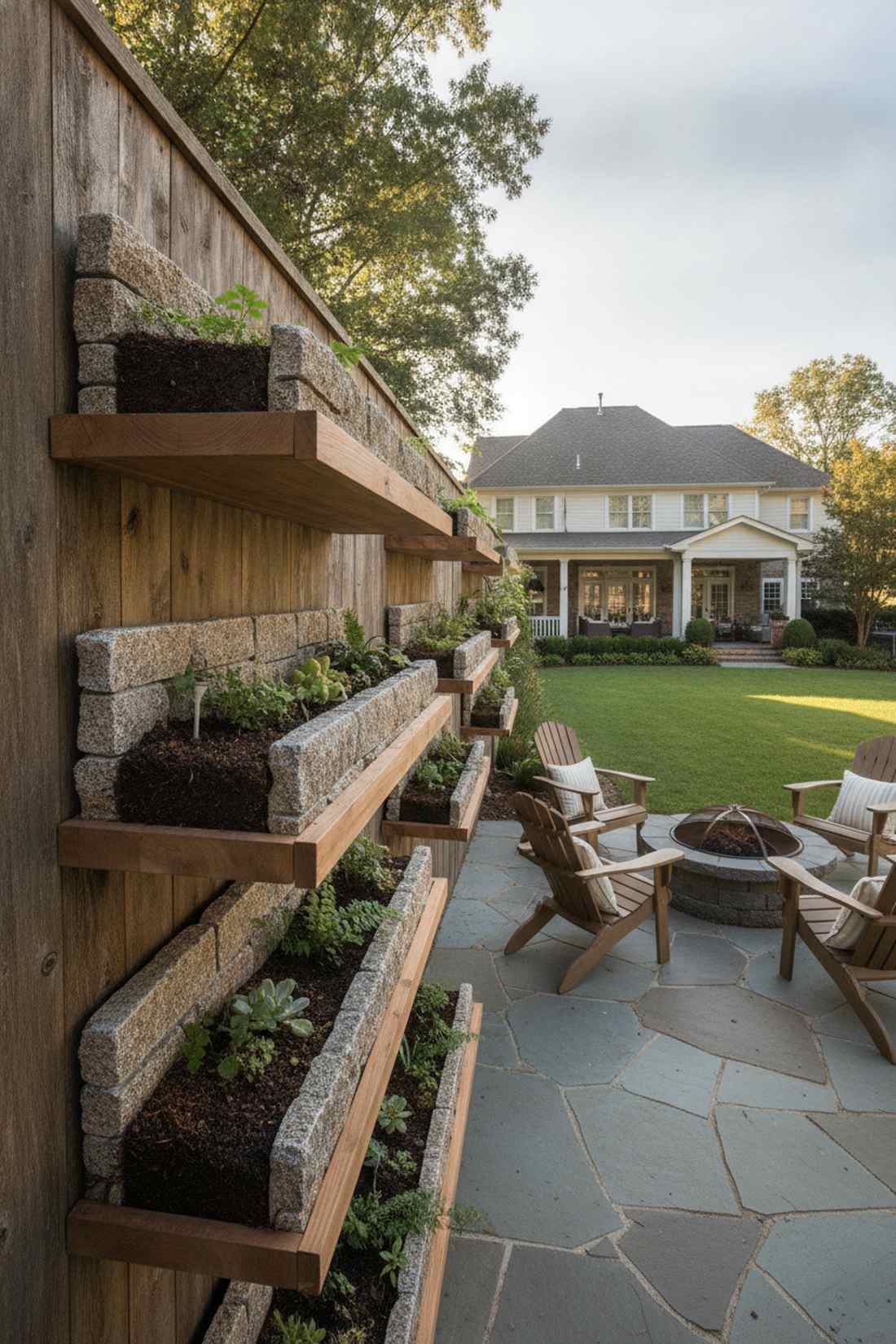 stone wall texture fencing