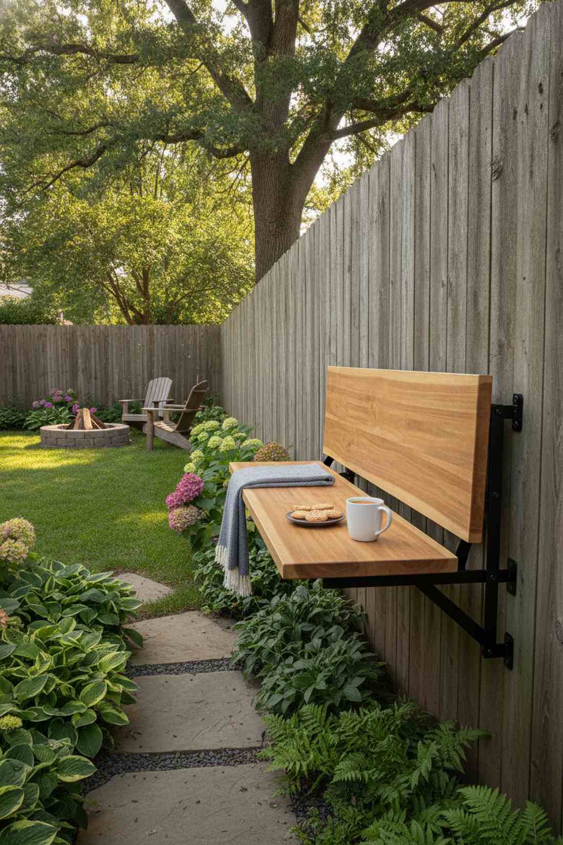 wall mounted fold down bench